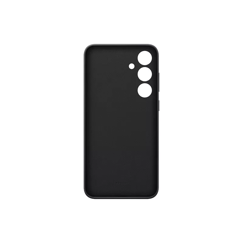 Samsung Galaxy S24+ vegan nahast ümbris Must ühevärviline 6,7-tolline