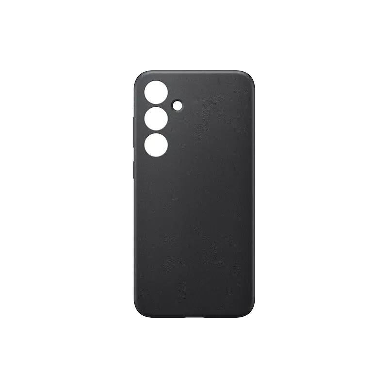 Samsung Galaxy S24+ vegan nahast ümbris Must ühevärviline 6,7-tolline
