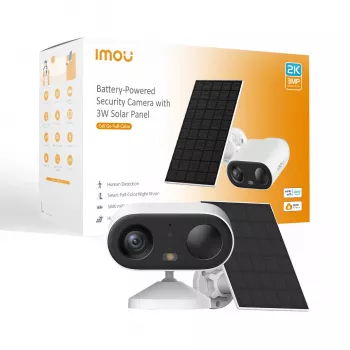 IP turvakaamera IMOU Cell Go Full color Kit Bullet 2304×1296, 2,8 mm objektiiv, 98° H, välistingimustesse, lae/seina kinnitus, juhtmevaba