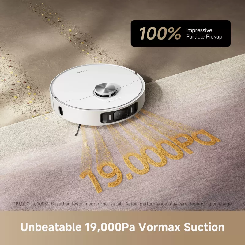 Dreame L40 Ultra AE Valge, Kombi, Valge, Ümmargune, Tolmukott, 3 ratast, 0,3 L