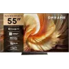 Nutiteler Dreame Aura S100 55-tolline, QLED+ (Mini Led), 4K UHD, Google TV, 144Hz, AI protsessor, integreeritud heliriba, must