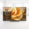 Nutiteler Dreame Aura S100 65-tolline teler, QLED+ (Mini Led), 4K UHD, Google TV, 144Hz, AI-protsessor, integreeritud heliriba, must