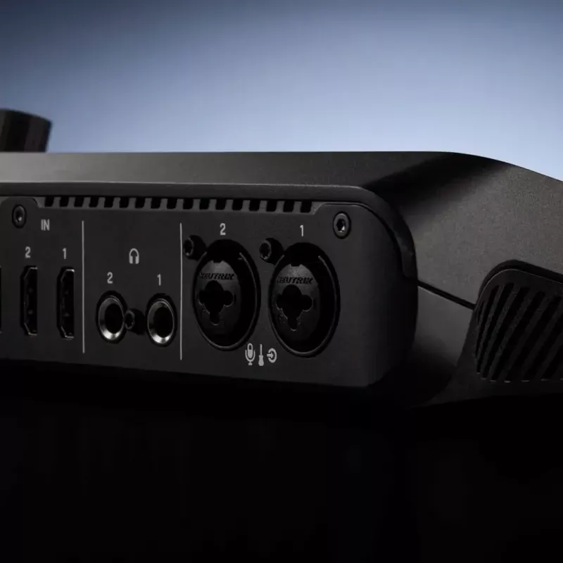 Mitmekanaliline taskuhäälingu- ja otseülekande tootmiskonsool Rode RodeCaster Video S RCVS-E — puuteekraan, Wi‑Fi, Bluetooth 5.3, 5x USB-C, 3x HDMI-sisend, 1x HDMI-väljund, microSD
