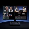 Mitmekanaliline taskuhäälingu- ja otseülekande tootmiskonsool Rode RodeCaster Video S RCVS-E — puuteekraan, Wi‑Fi, Bluetooth 5.3, 5x USB-C, 3x HDMI-sisend, 1x HDMI-väljund, microSD