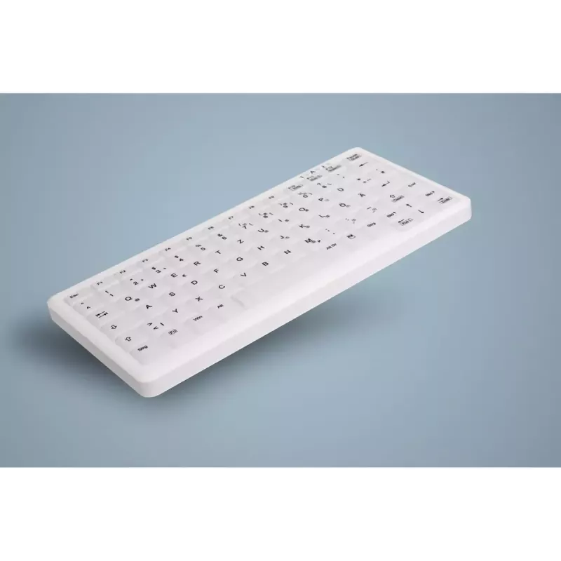 Contour Design Active Key AK-C4110 klaviatuur Meditsiiniline USB QWERTZ Saksa Valge