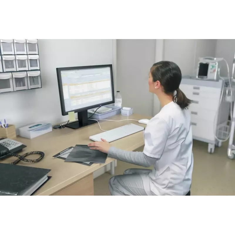 Juhtmega täissuuruses klaviatuur Active Key CHERRY AK-C8112 Medical USB QWERTZ 105 klahvi valge 1.8 m