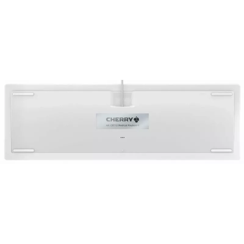 Juhtmega täissuuruses klaviatuur Active Key CHERRY AK-C8112 Medical USB QWERTZ 105 klahvi valge 1.8 m