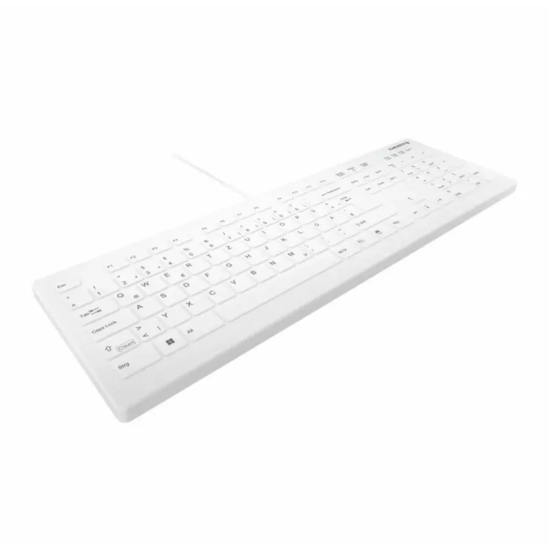 Juhtmega täissuuruses klaviatuur Active Key CHERRY AK-C8112 Medical USB QWERTZ 105 klahvi valge 1.8 m