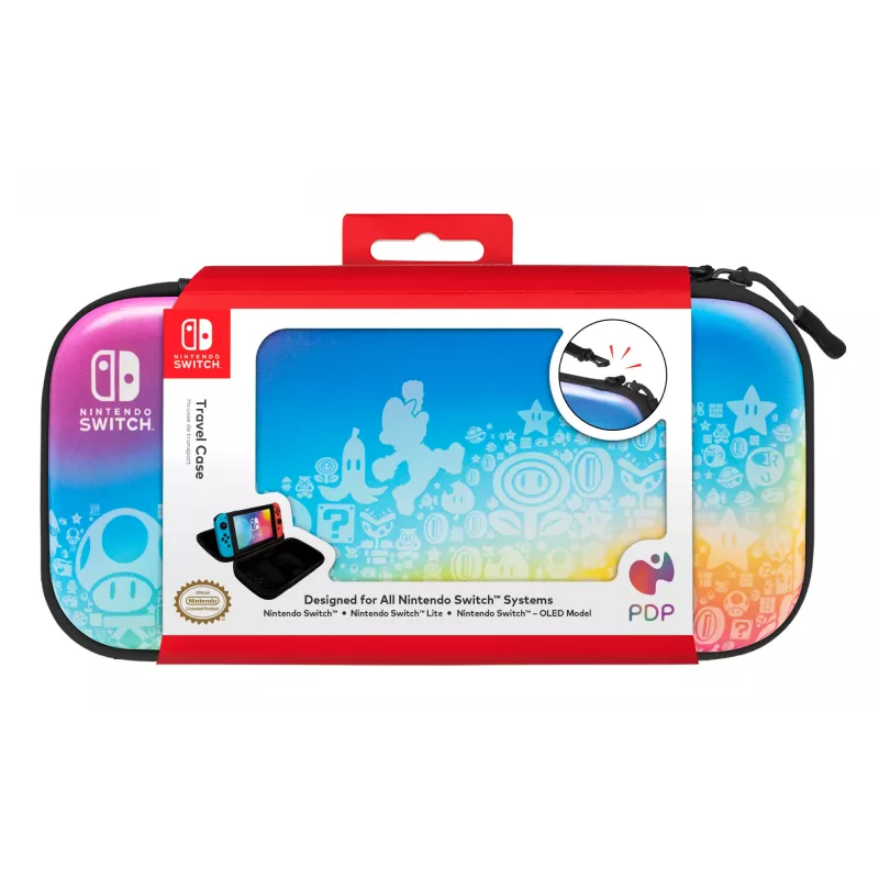 PDP õhuke Deluxe: Star Spectrum Hardshell case Nintendo Mitmevärviline