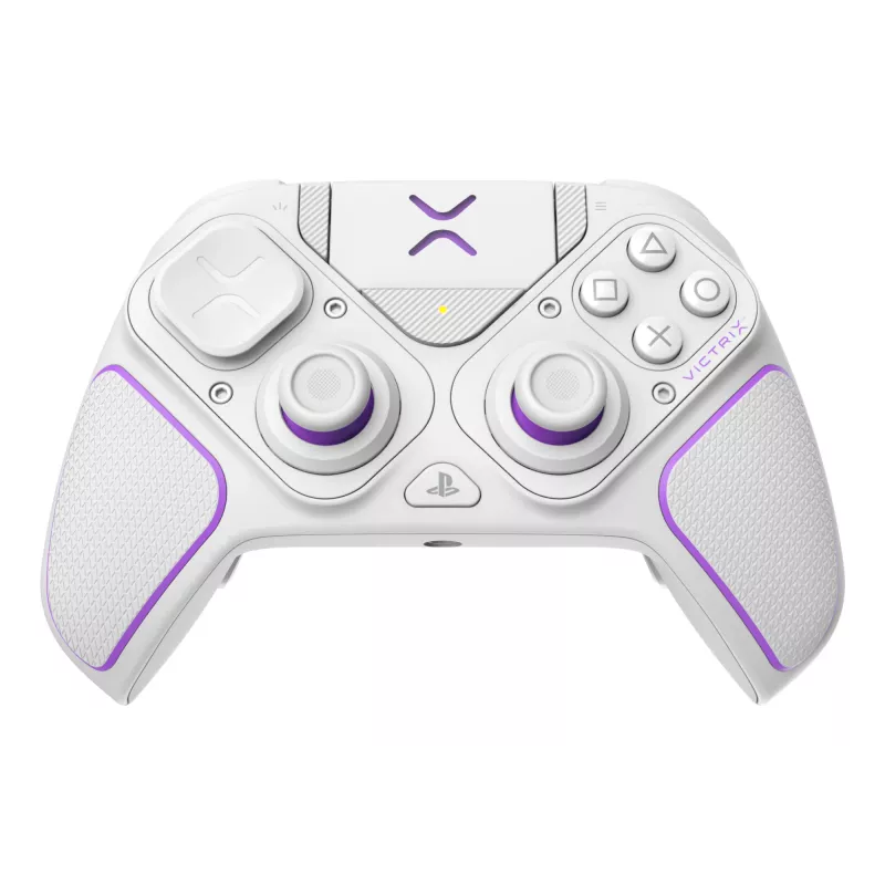 Mängupult VICTRIX 052-002-WH juhtmega ja juhtmevaba RF/USB, USB-C, 2000 mAh, PC/PS4/PS5, violetne/valge