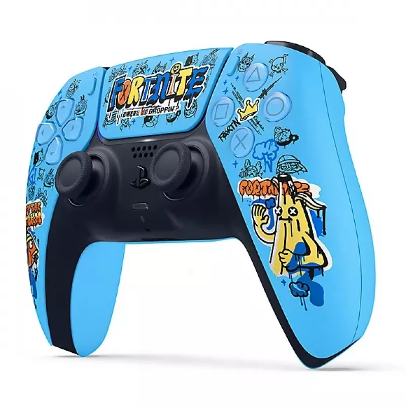 Gamepad Sony DualSense juhtmeta PlayStation 5 kontroller — mudel 9593973, sinine, Fortnite teema, Bluetooth/USB, akutoitel