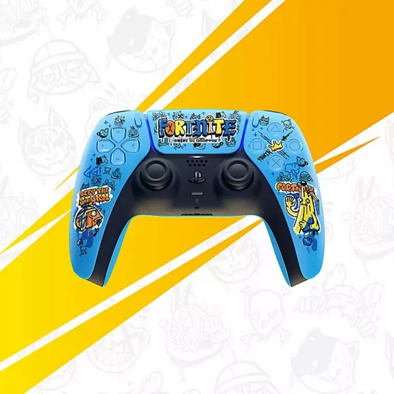 Gamepad Sony DualSense juhtmeta PlayStation 5 kontroller — mudel 9593973, sinine, Fortnite teema, Bluetooth/USB, akutoitel