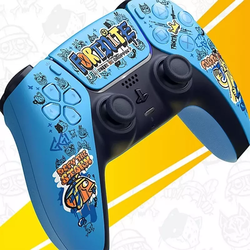 Gamepad Sony DualSense juhtmeta PlayStation 5 kontroller — mudel 9593973, sinine, Fortnite teema, Bluetooth/USB, akutoitel