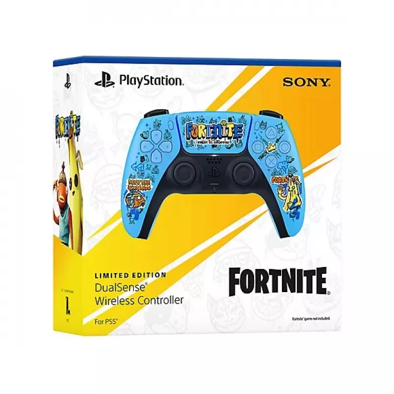 Gamepad Sony DualSense juhtmeta PlayStation 5 kontroller — mudel 9593973, sinine, Fortnite teema, Bluetooth/USB, akutoitel
