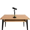 Lauamikrofoni statiiv Shure SH-DESKTOP1, ümmargune metallist alus, 3/8-tolline keere, kõrgus 26,7–40,6 cm, must