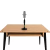 Lauamikrofoni statiiv Shure SH-DESKTOP1, ümmargune metallist alus, 3/8-tolline keere, kõrgus 26,7–40,6 cm, must