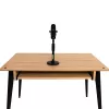 Lauamikrofoni statiiv Shure SH-DESKTOP1, ümmargune metallist alus, 3/8-tolline keere, kõrgus 26,7–40,6 cm, must