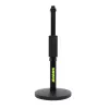 Lauamikrofoni statiiv Shure SH-DESKTOP1, ümmargune metallist alus, 3/8-tolline keere, kõrgus 26,7–40,6 cm, must