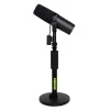 Lauamikrofoni statiiv Shure SH-DESKTOP1, ümmargune metallist alus, 3/8-tolline keere, kõrgus 26,7–40,6 cm, must