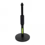 Lauamikrofoni statiiv Shure SH-DESKTOP1, ümmargune metallist alus, 3/8-tolline keere, kõrgus 26,7–40,6 cm, must