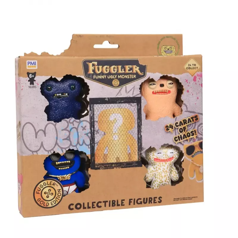 Action figuurid p.m.i kids world FUGGLER S3 Gold Edition 5‑pack luksuskarp (sortiment)