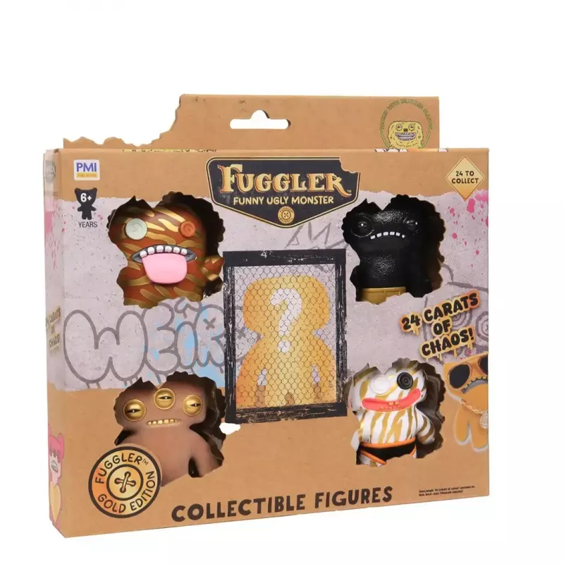 Action figuurid p.m.i kids world FUGGLER S3 Gold Edition 5‑pack luksuskarp (sortiment)