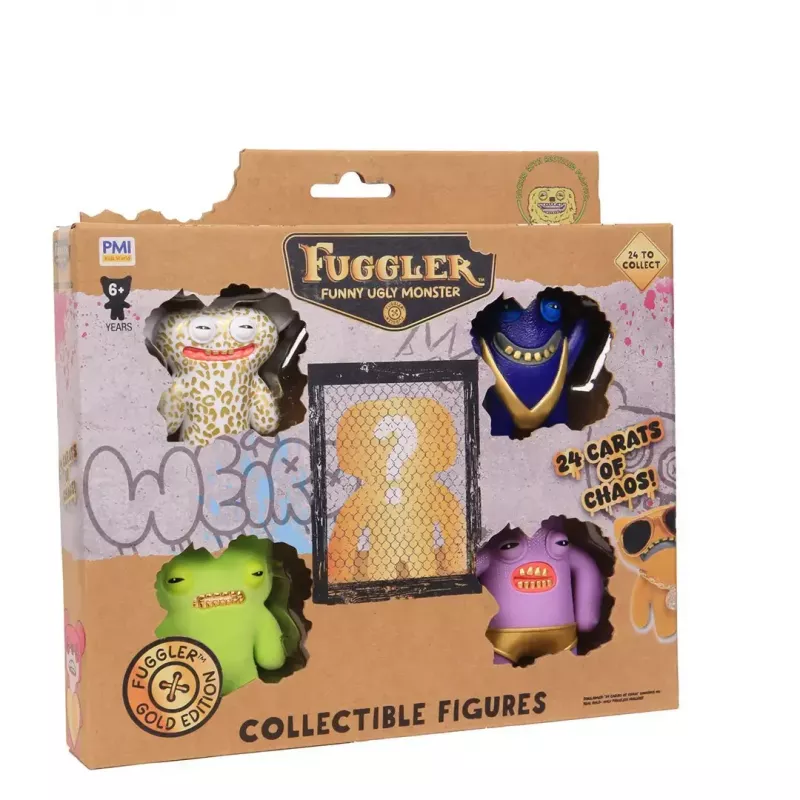 Action figuurid p.m.i kids world FUGGLER S3 Gold Edition 5‑pack luksuskarp (sortiment)