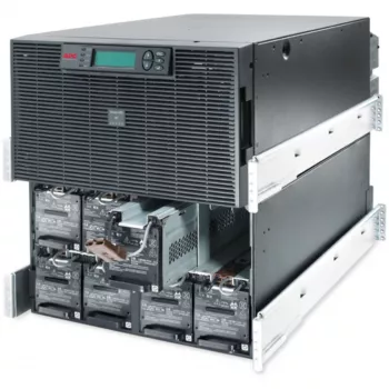 APC Smart-UPS RT 20kVA, 230/400V, LCD, riiulipaigaldatav, 12U, 2x IEC hüppajad ja 8x IEC 60320 C19 pistikupesa