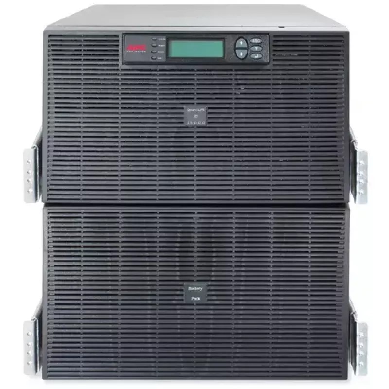 APC Smart-UPS RT 15kVA, 230/400V, LCD, rackmount, 12U, 2x IEC hüppajad ja 8x IEC 60320 C19 pistikupesa