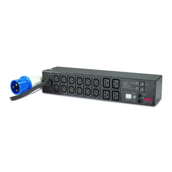 APC AP7822B toitejaotusseade (PDU) 16 vahelduvvoolupistikut 2U Must