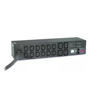 APC AP7822B toitejaotusseade (PDU) 16 vahelduvvoolupistikut 2U Must