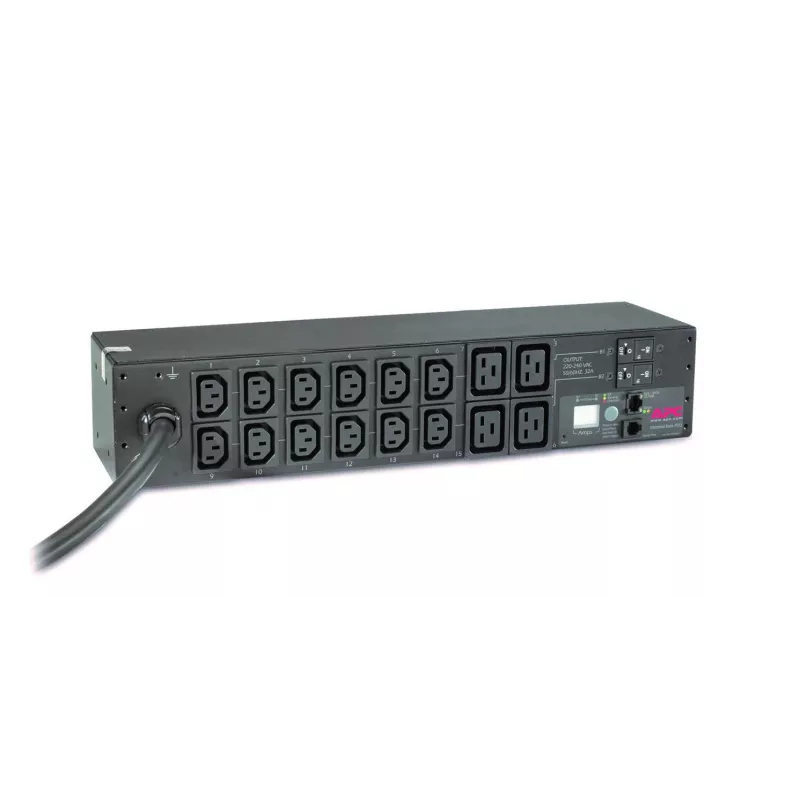 APC AP7822B toitejaotusseade (PDU) 16 vahelduvvoolupistikut 2U Must