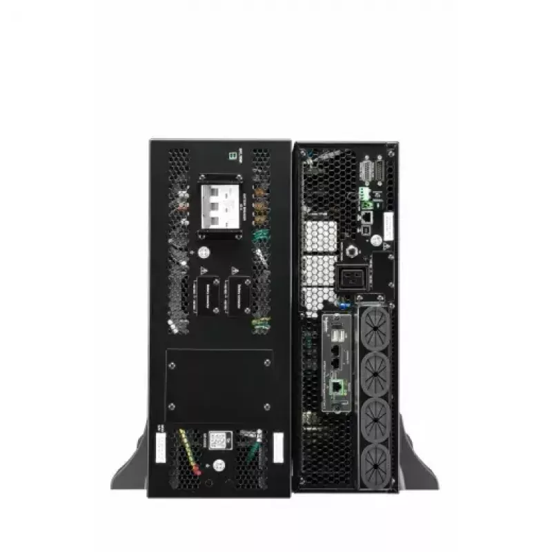 APC Smart-UPS On-Line, 15kVA/15kW, Rack/Torn, 230V/380V...415V, Juhtmega 5-juhtmeline(3P+N+E)+3-juhtmeline(1P+N+E), Võrgukaart, Ilma siinikomplektita