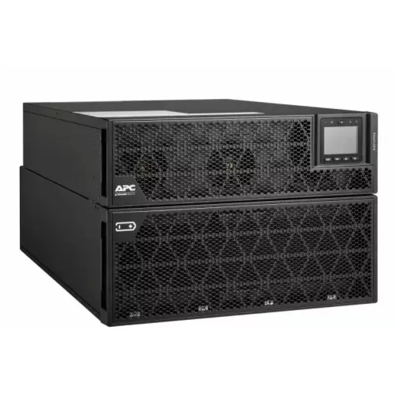 APC Smart-UPS On-Line, 15kVA/15kW, Rack/Torn, 230V/380V...415V, Juhtmega 5-juhtmeline(3P+N+E)+3-juhtmeline(1P+N+E), Võrgukaart, Ilma siinikomplektita