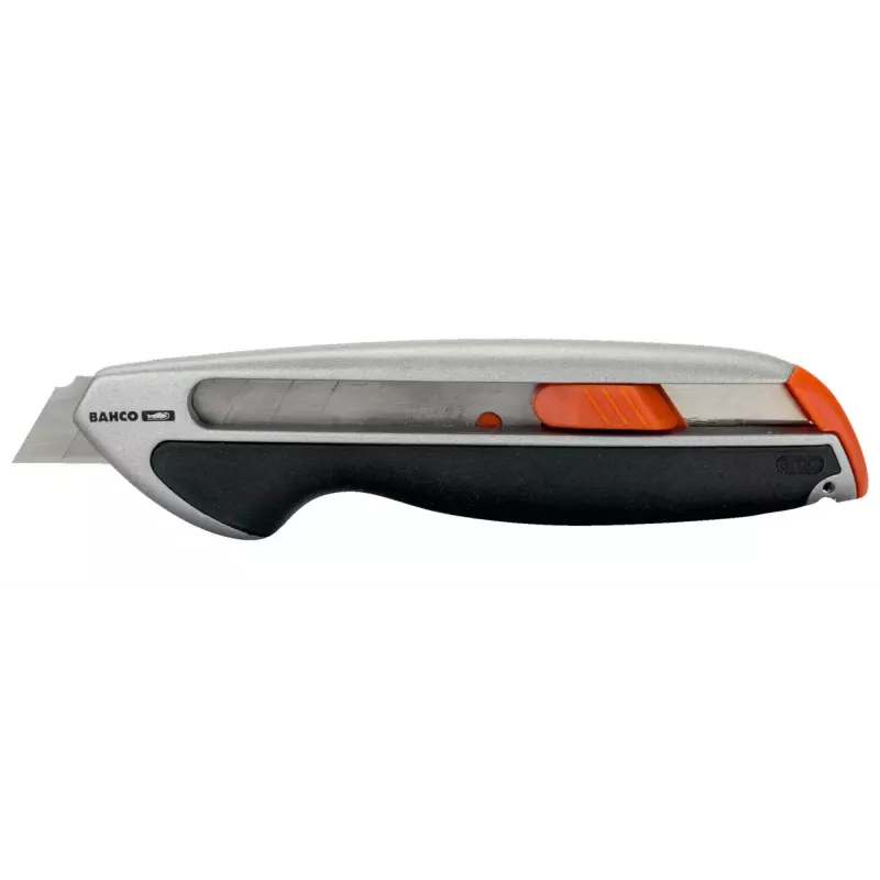 Utility Knife Bahco KE18-01 Must Hall Punane