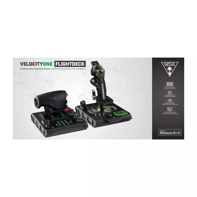 Flightstick Turtle Beach VelocityOne Must USB Analoog-digitaalne PC