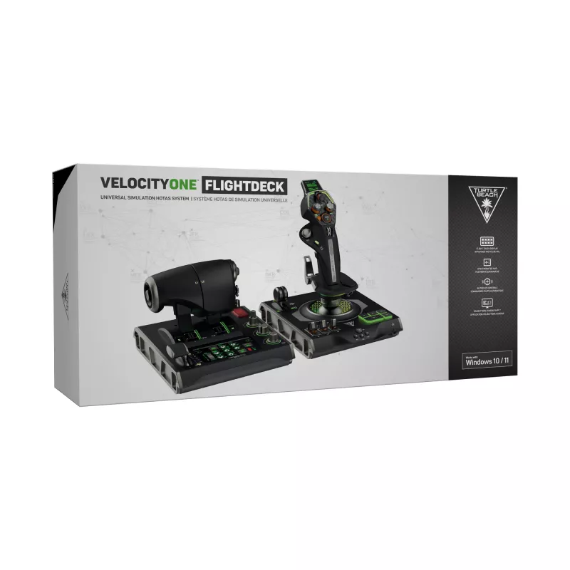 Flightstick Turtle Beach VelocityOne Must USB Analoog-digitaalne PC