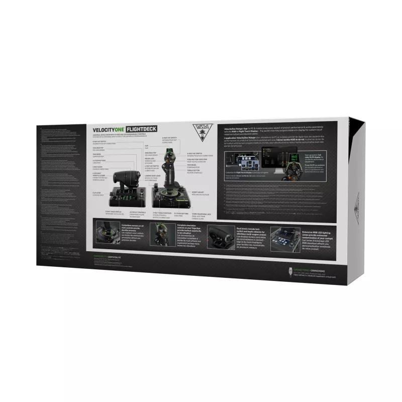 Flightstick Turtle Beach VelocityOne Must USB Analoog-digitaalne PC
