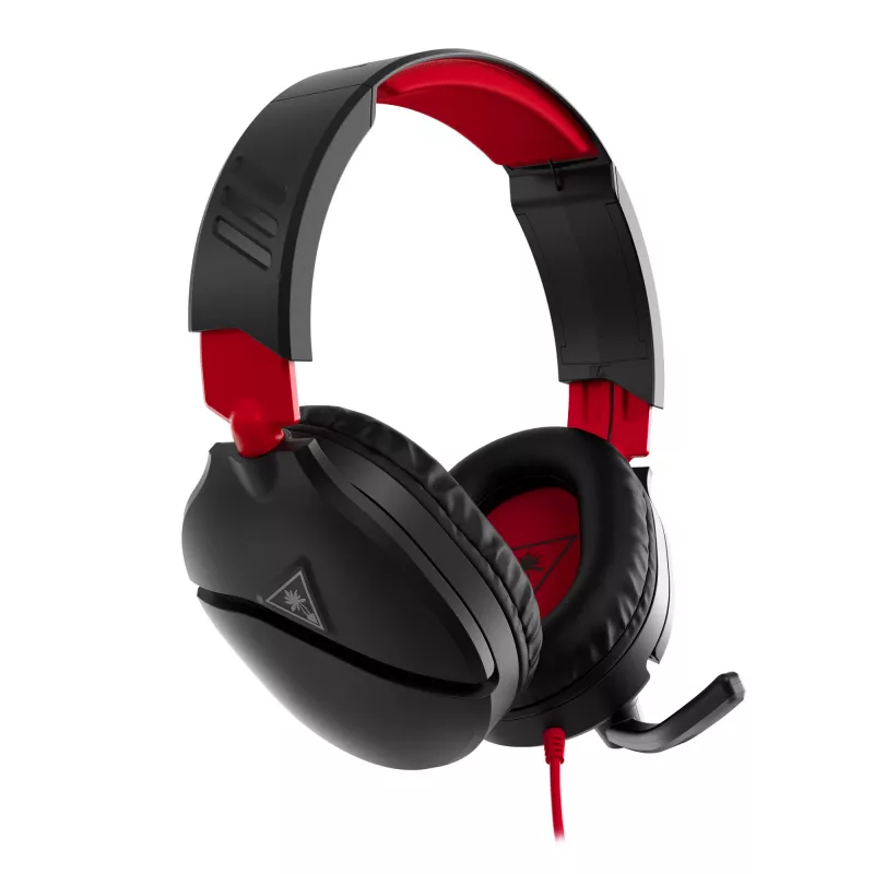 Over-ear stereo mänguripeakomplekt Turtle Recon 70 — must, juhtmega stereo, ühe kõrvaklapi juhtnupud