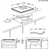 Electrolux EIV634 must, sisseehitatav, 60 cm, tsooni induktsioonpliit, 4 tsooni