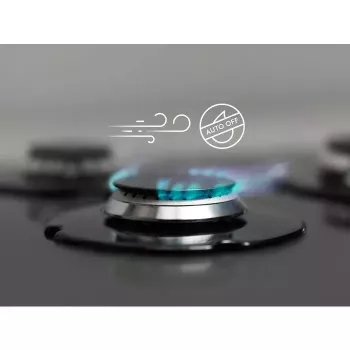 Gas Cooktop CGS6436BX WOK, 4 keedutsooni, mehaaniline juhtimine