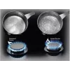 Gaasipliit Electrolux EGS6436RK sisseehitatud 4-tsooniline must, wok 4000 W, malmist restid, pöördnupud