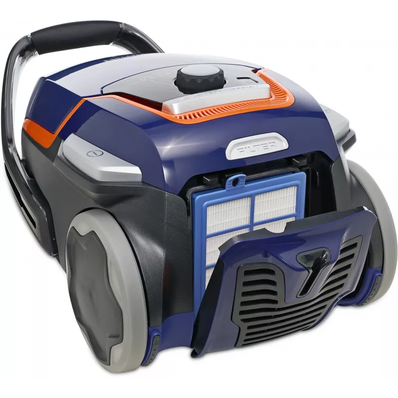 Trummel-tolmuimeja Electrolux EUOC94DB, kuivpuhastus, 5 L tolmukott, 850 W, 12 m ulatus, allergiafilter, must