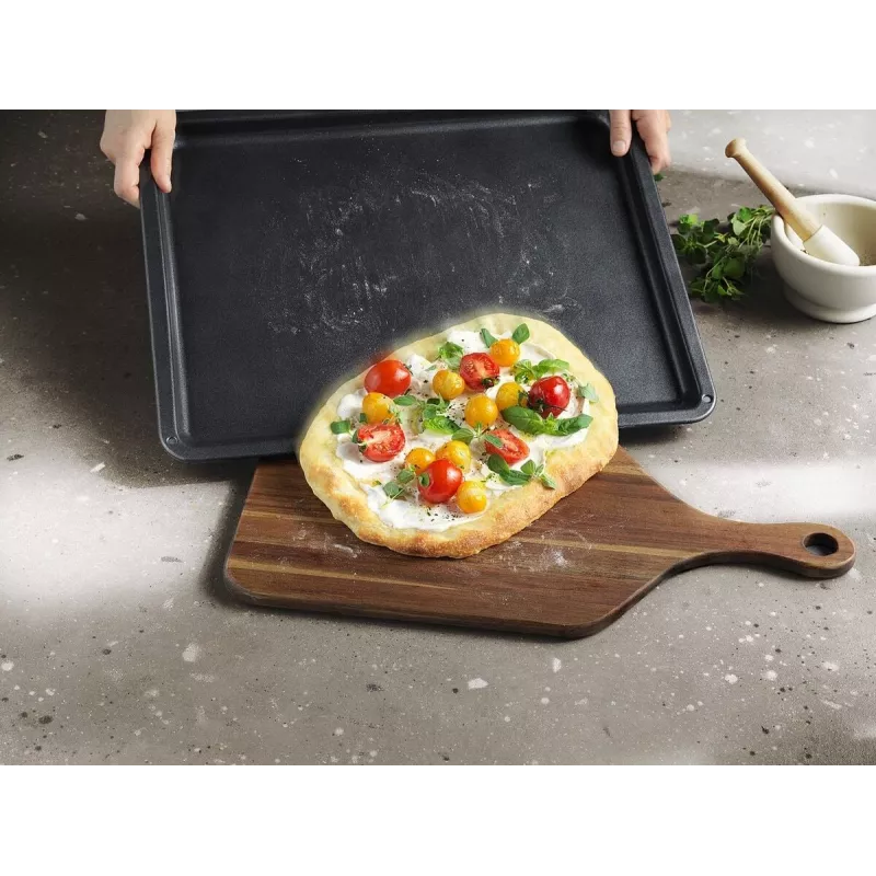 Ahjuplaad Electrolux E9OOAF11 — ristkülikukujuline 385×465×25 mm, mittenakkuva kattega, must