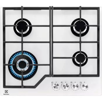 Electrolux KGG64362W valge sisseehitatud 60 cm gaasipliit 4 tsooniga