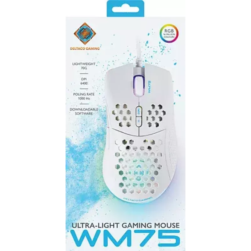 Mängurihiir Deltaco GAM-108-W USB Type-A