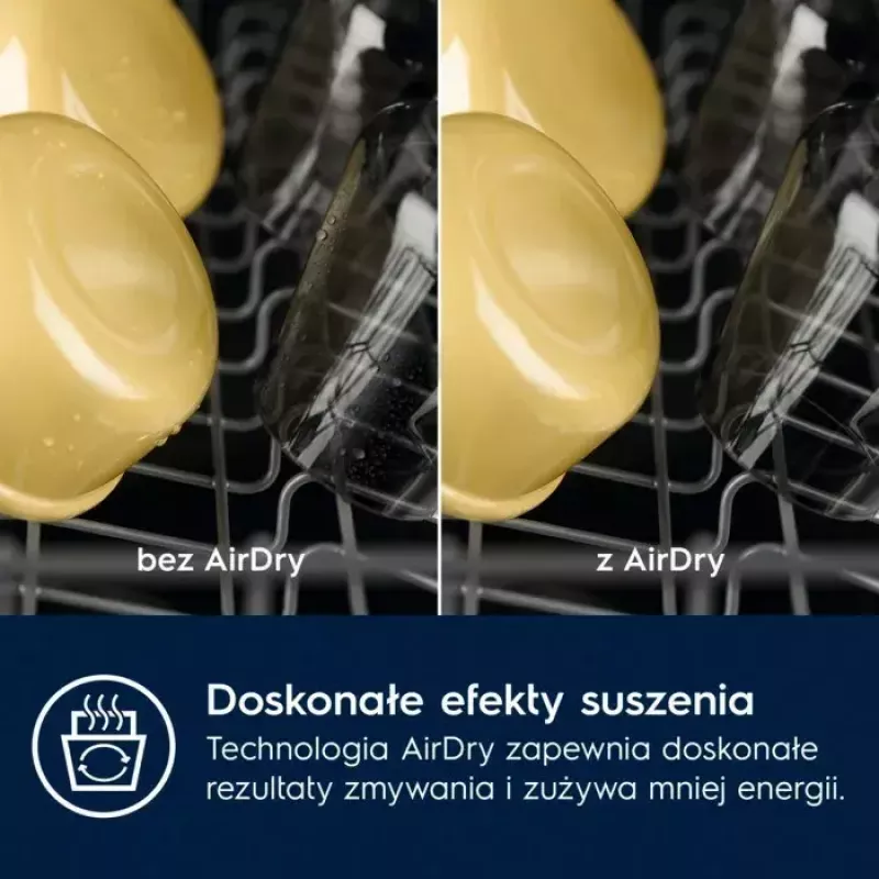 Sisseehitatav nõudepesumasin Electrolux EEA43211L — õhuke 45 cm, 13 komplekti, 47 dB, AirDry