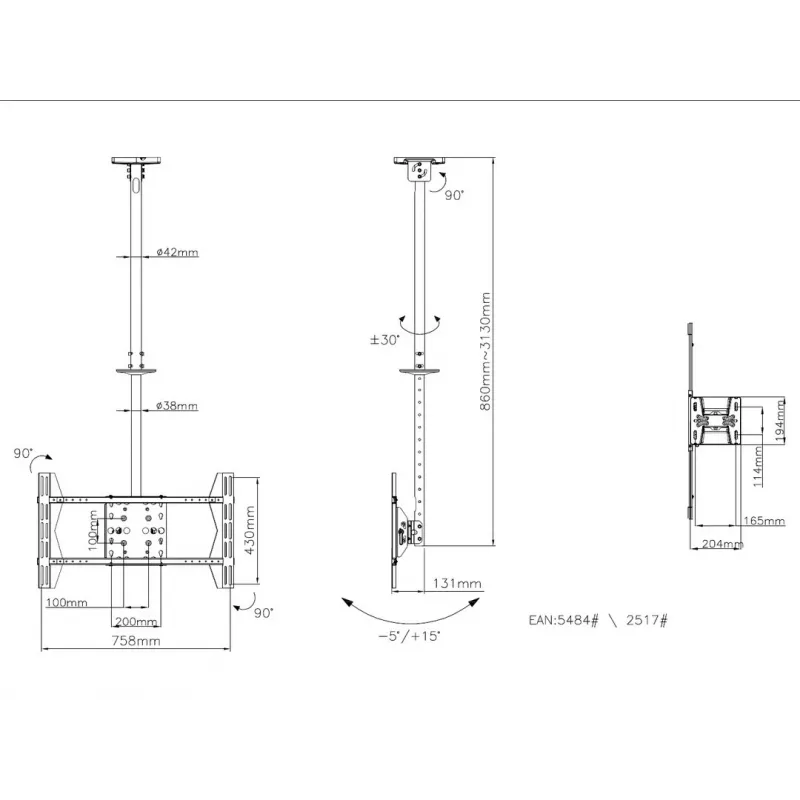Laealus Multibrackets M Public Large Single Must 3000