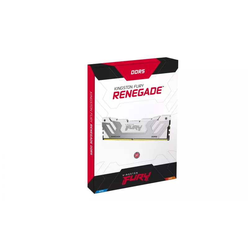 Kingston Technology FURY 24GB 8400MT/s DDR5 CL40 CUDIMM Renegade Valge XMP