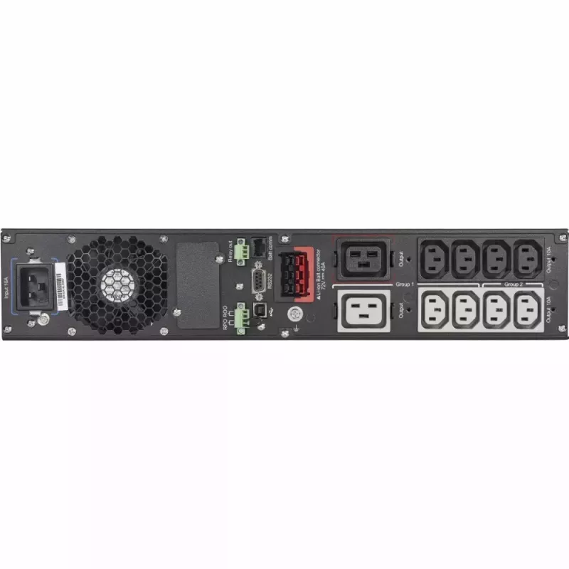 Eaton 9PX 3000i RT2U Li-Ion UPS topeltkonversiooniga 3 kVA 2400 W 10 vahelduvvoolupistikut